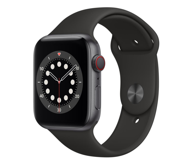Apple Watch 6 44/Space Gray Aluminium/Black Sport LTE - 592197 - zdjęcie